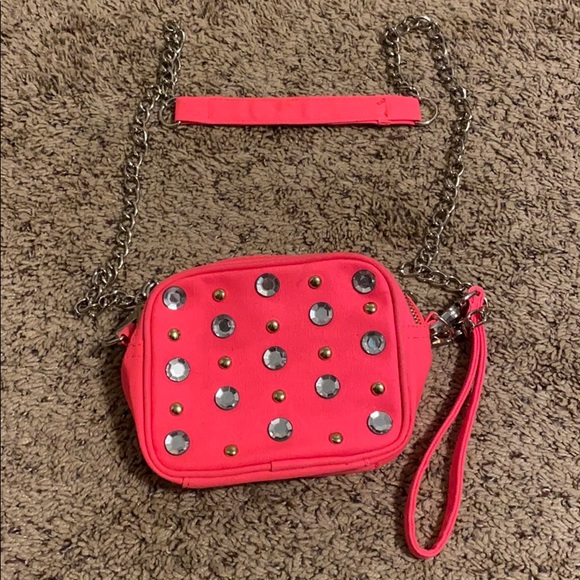 Pink Victoria Secret jeweled purse - Picture 1 of 6